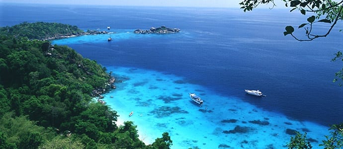 Phi Phi and Bamboo Islands by Cruise